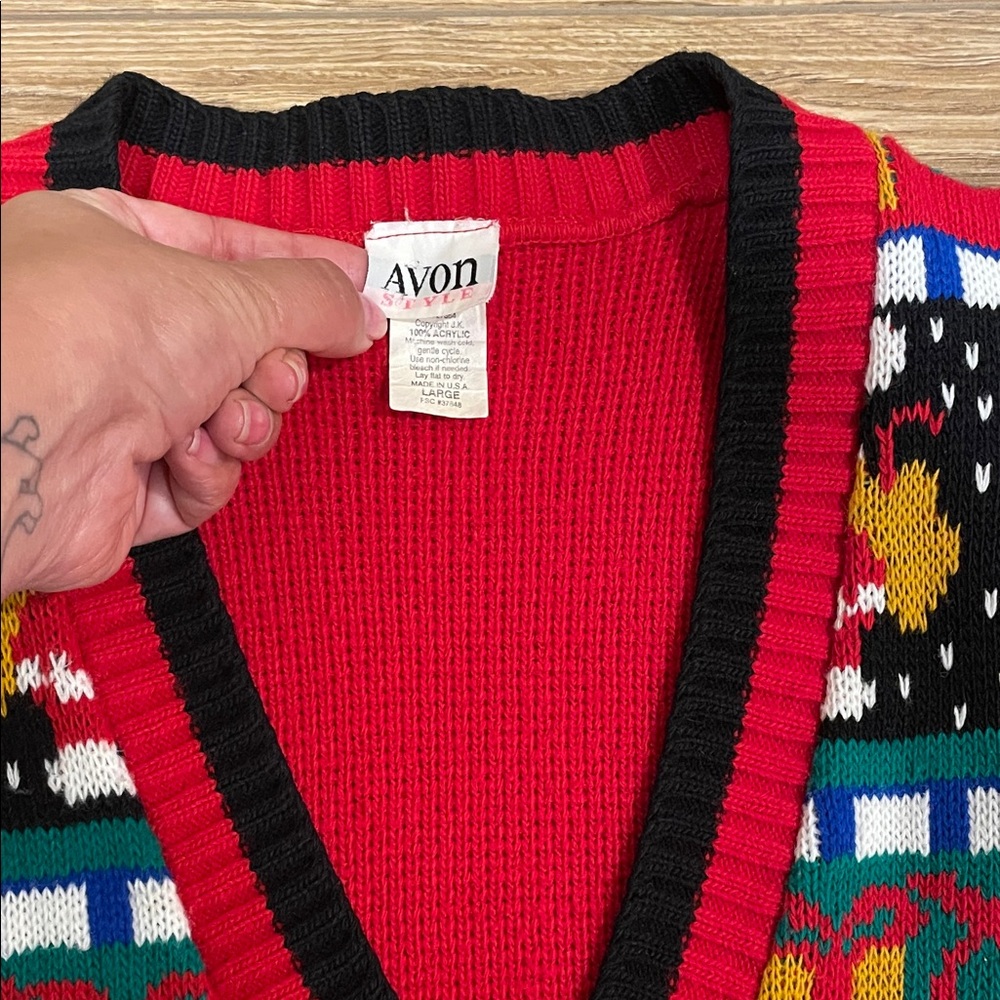Avon Multicolor Knit Cardigan